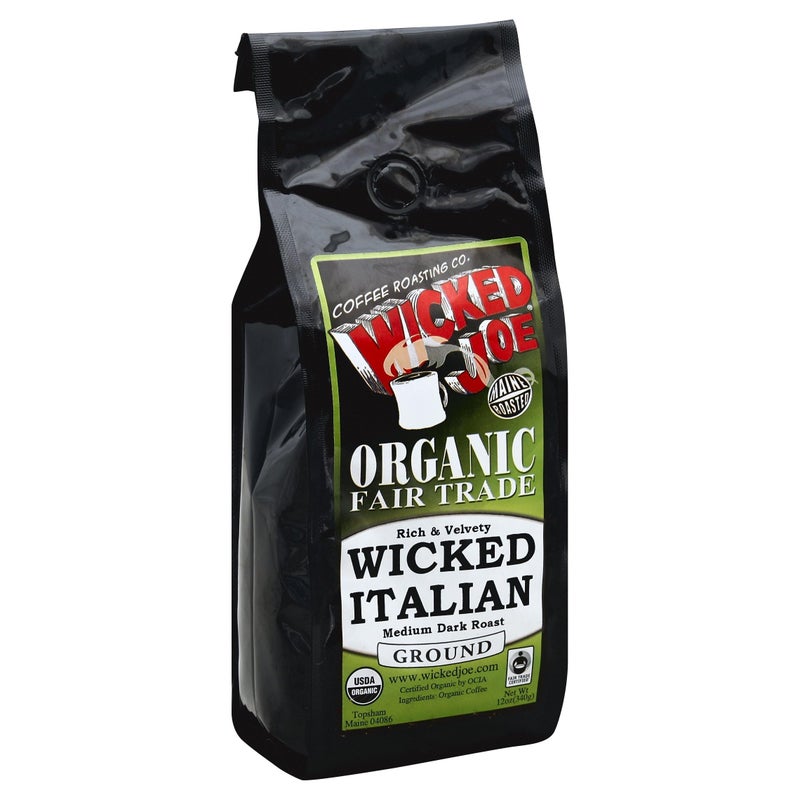 Wicked Joe Organic Coffee Wicked Italian Ground, 12 Ounce - Image 2